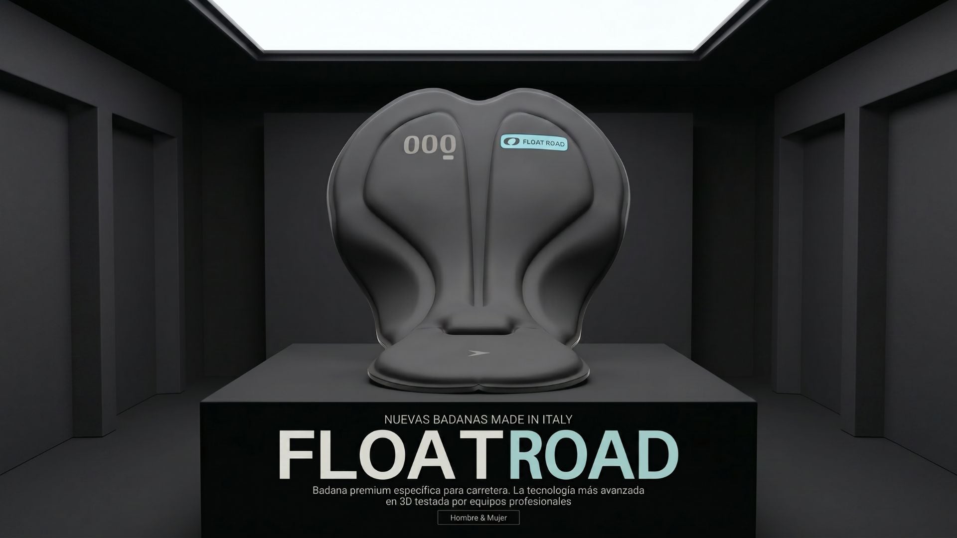 Badana Float Road de Mooquer, fabricada en Italia para carretera y ultradistancia