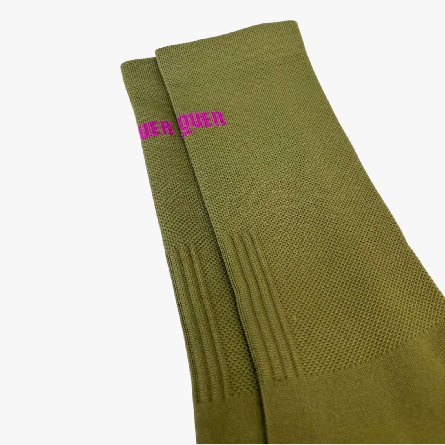 Calcetines de ciclismo verdes
