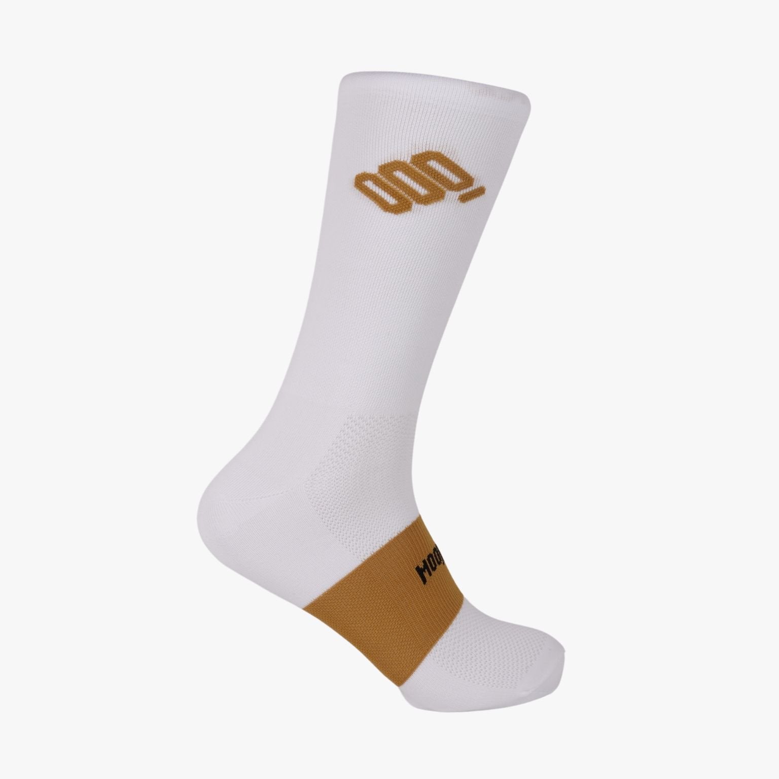 Calcetines de ciclismo blancos White Band Flow Mooquer