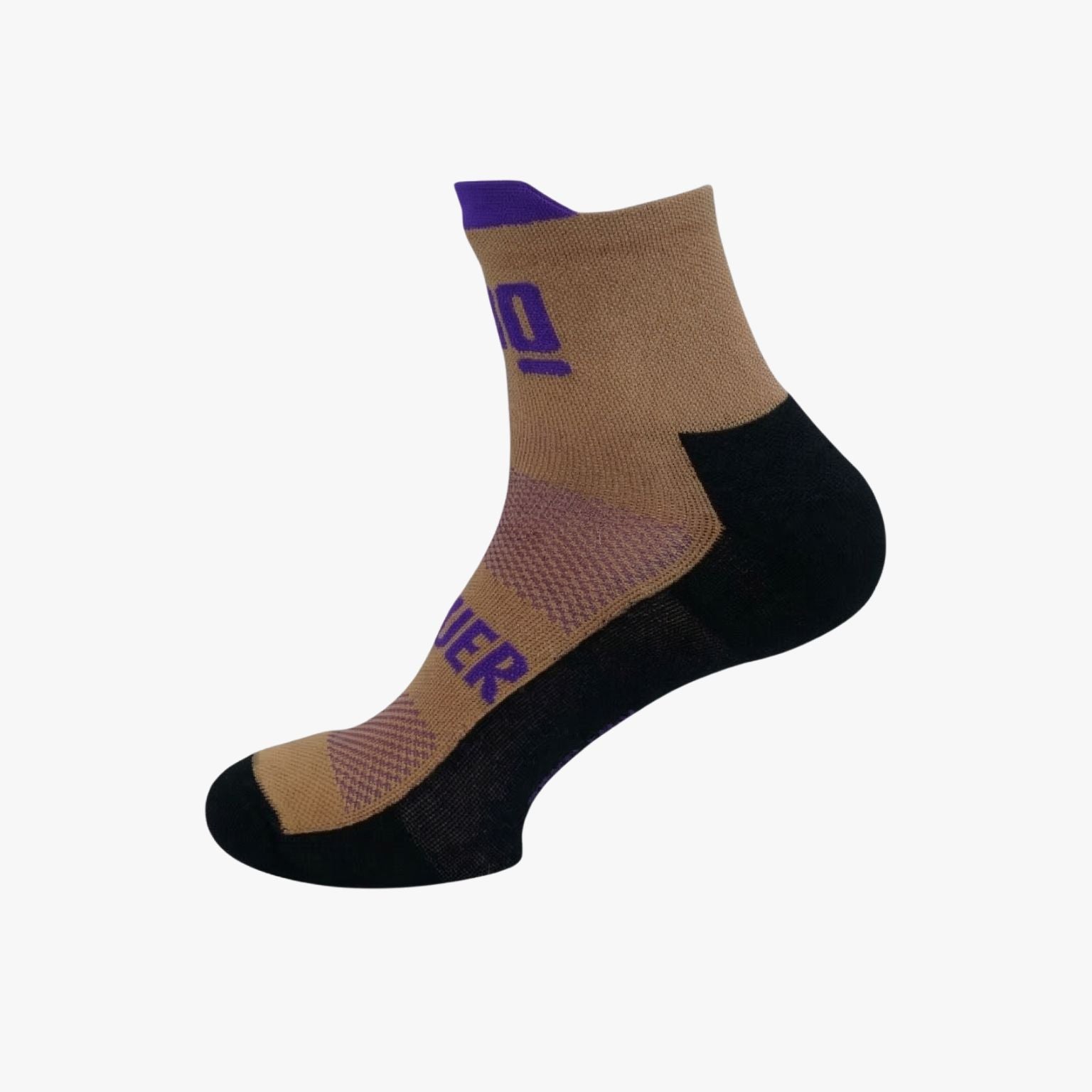 calcetines trail running morados Mooquer refuerzos max