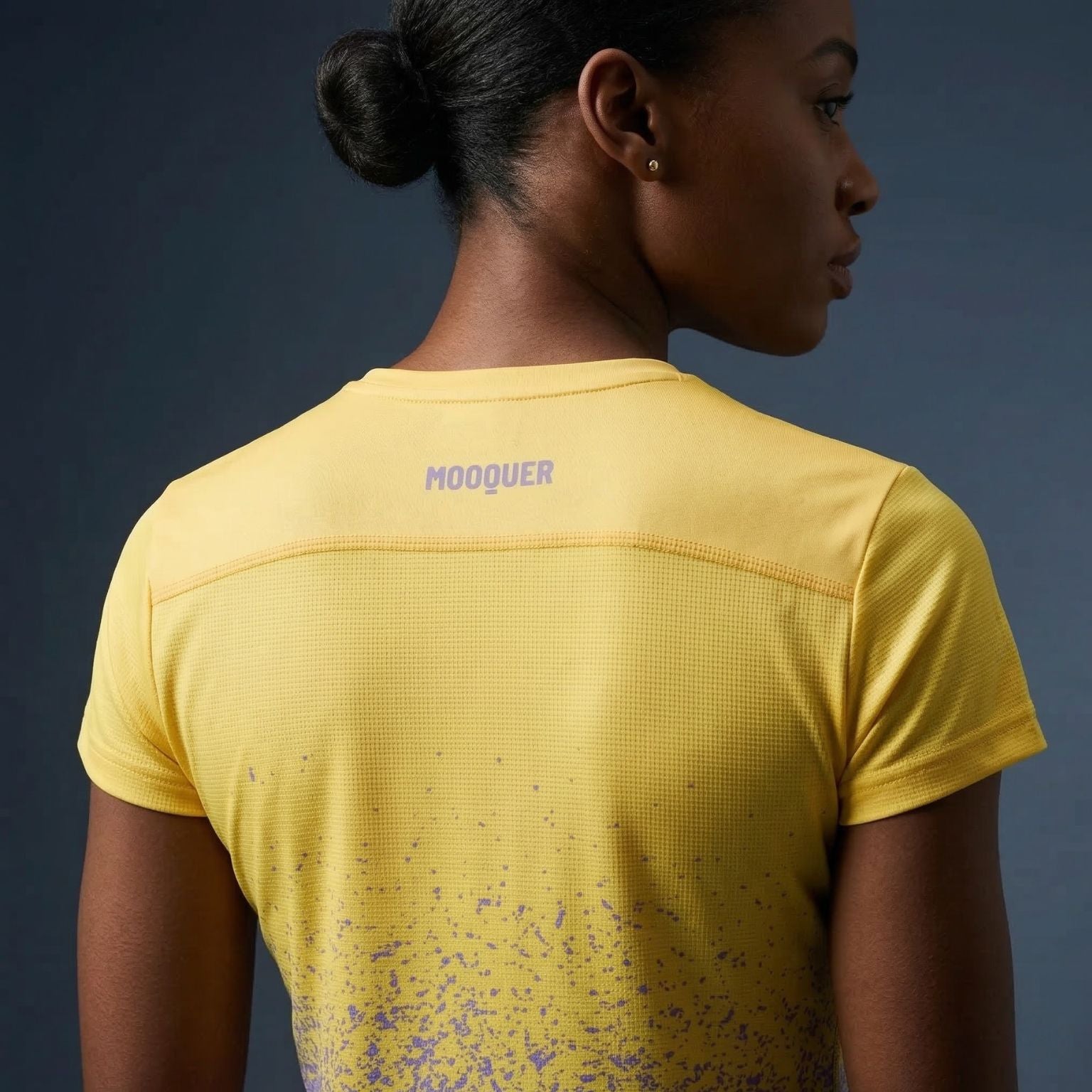 T-shirt de running femme Yellow Fade Ultra