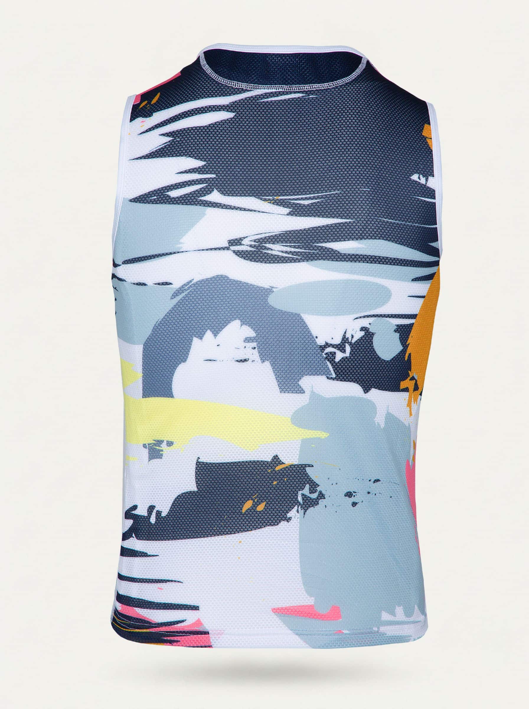 Camiseta interior de rejilla sin mangas Camo