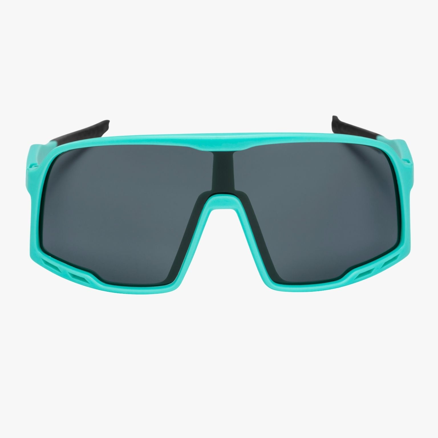 Gafas deportivas CHPO Henrik Turquoise Polarized con montura turquesa y lente negra polarizada UV400
