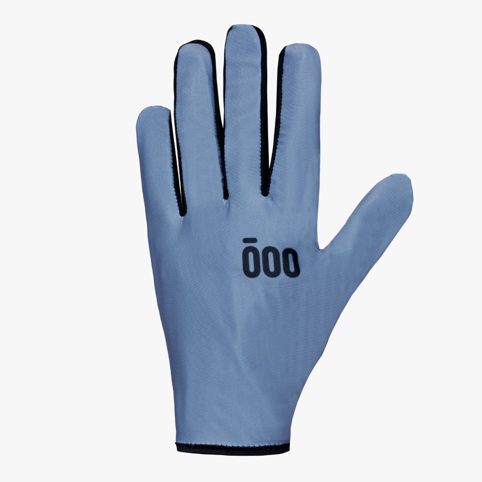 Guantes de ciclismo Mooquer Racing Grey en color gris, diseño minimalista sin velcro
