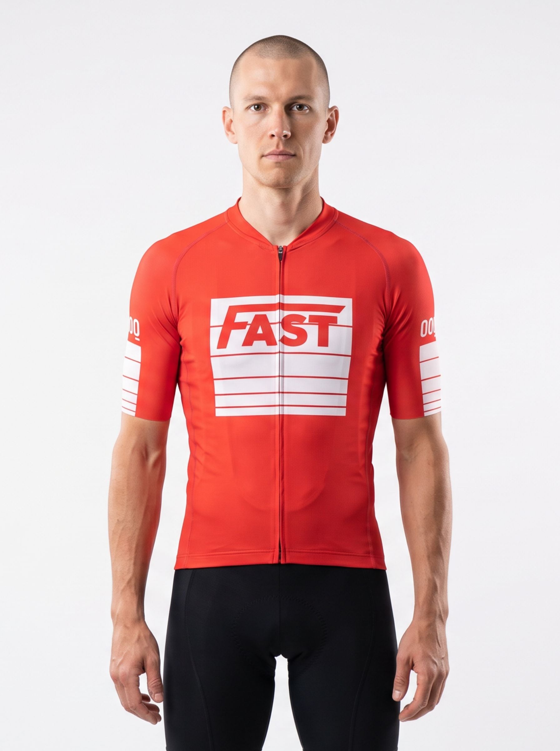 Maillot de ciclismo FAST Corsa rojo de Mooquer
