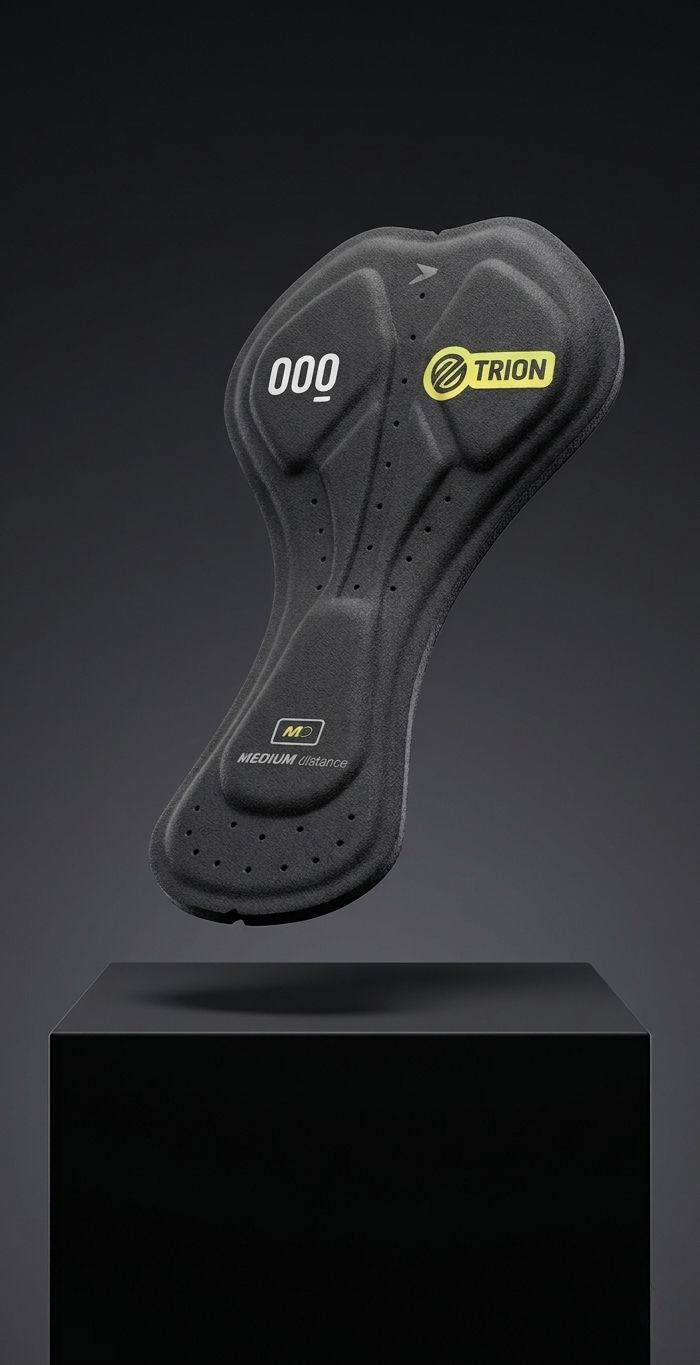 badana para triatlon media distancia hecha en Italia con refuerzos y zonas diferenciadas para hombre y mujer. Secado rapido para triatlon y duatlon