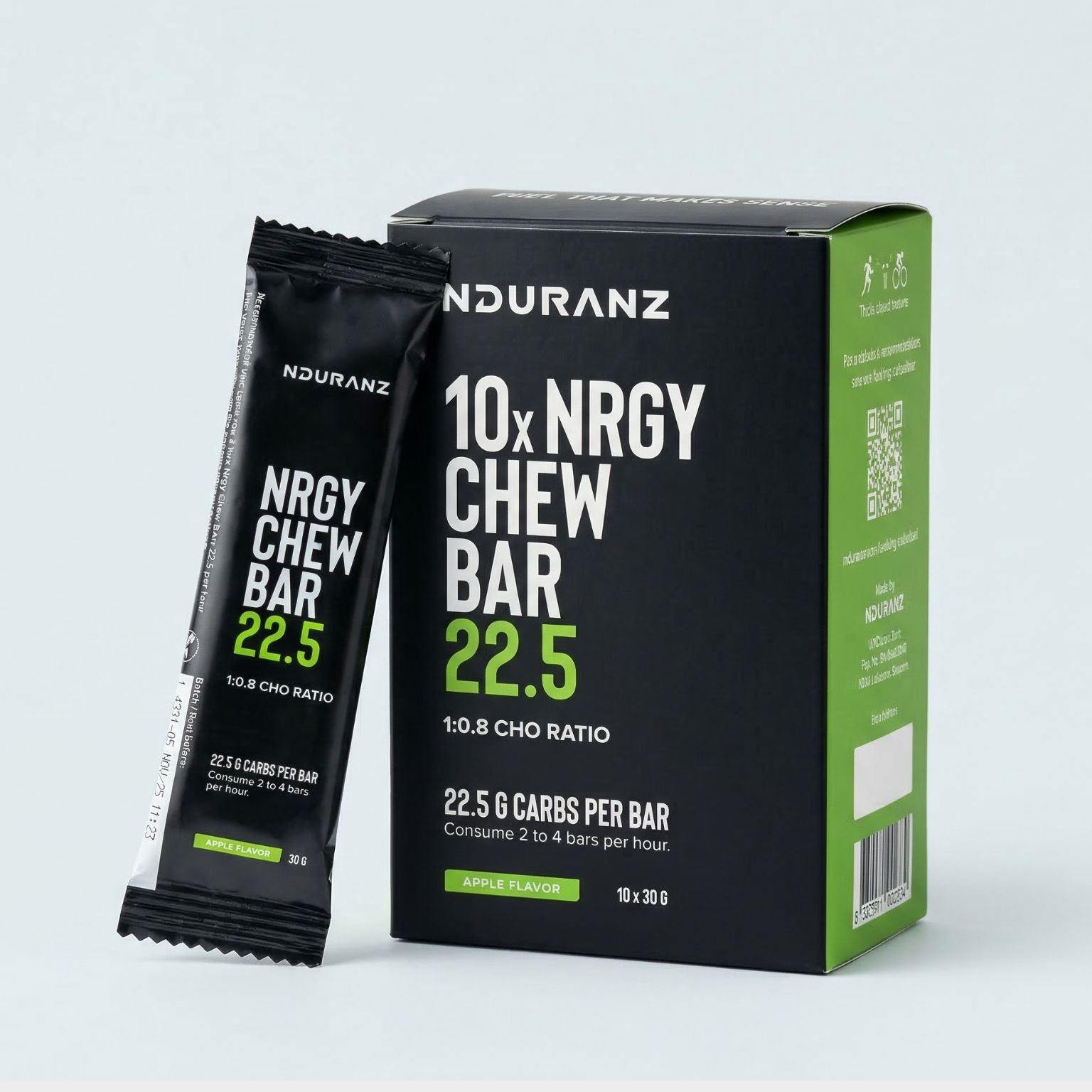 nutricion deportiva barritas masticables manzana