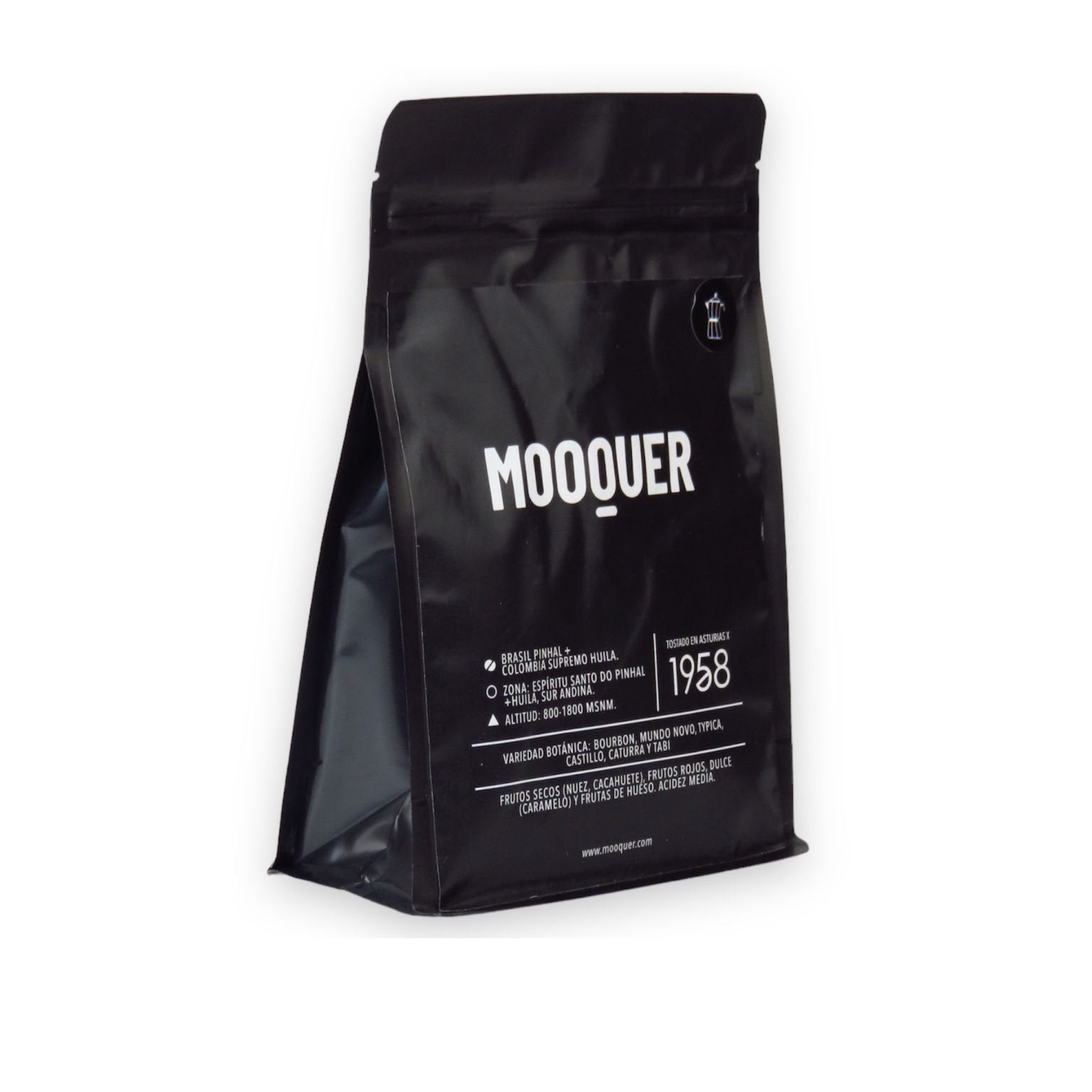 Café de especialidad Mooquer formato 250g y 100g para ciclistas