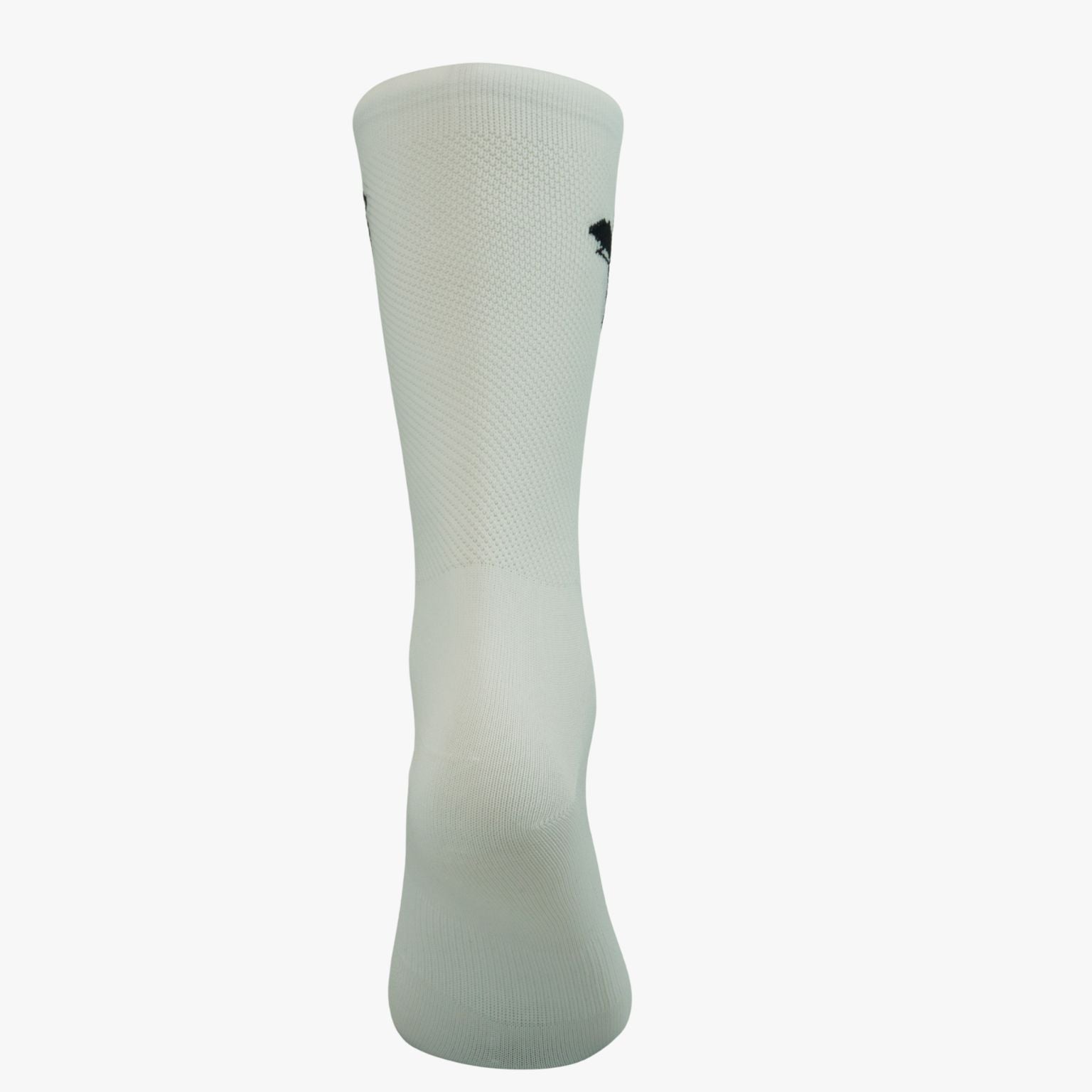 calcetines ciclismo blancos ventilados Mooquer Flam Flow caña alta