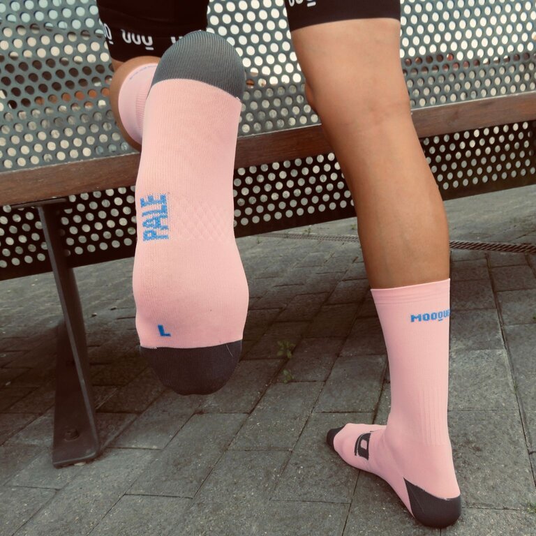 Calcetines de ciclismo rosa