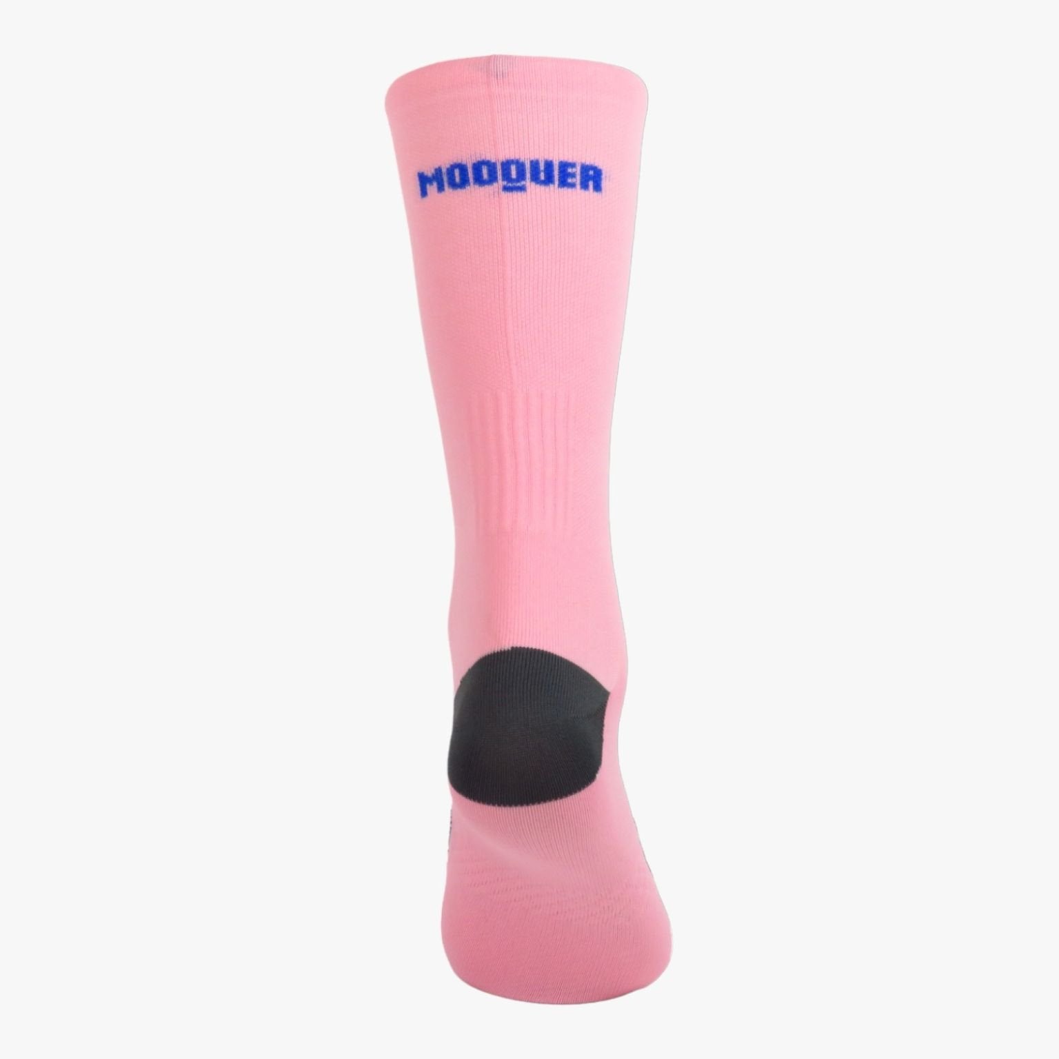 Calcetines ciclismo rosa con detalles azul royal
