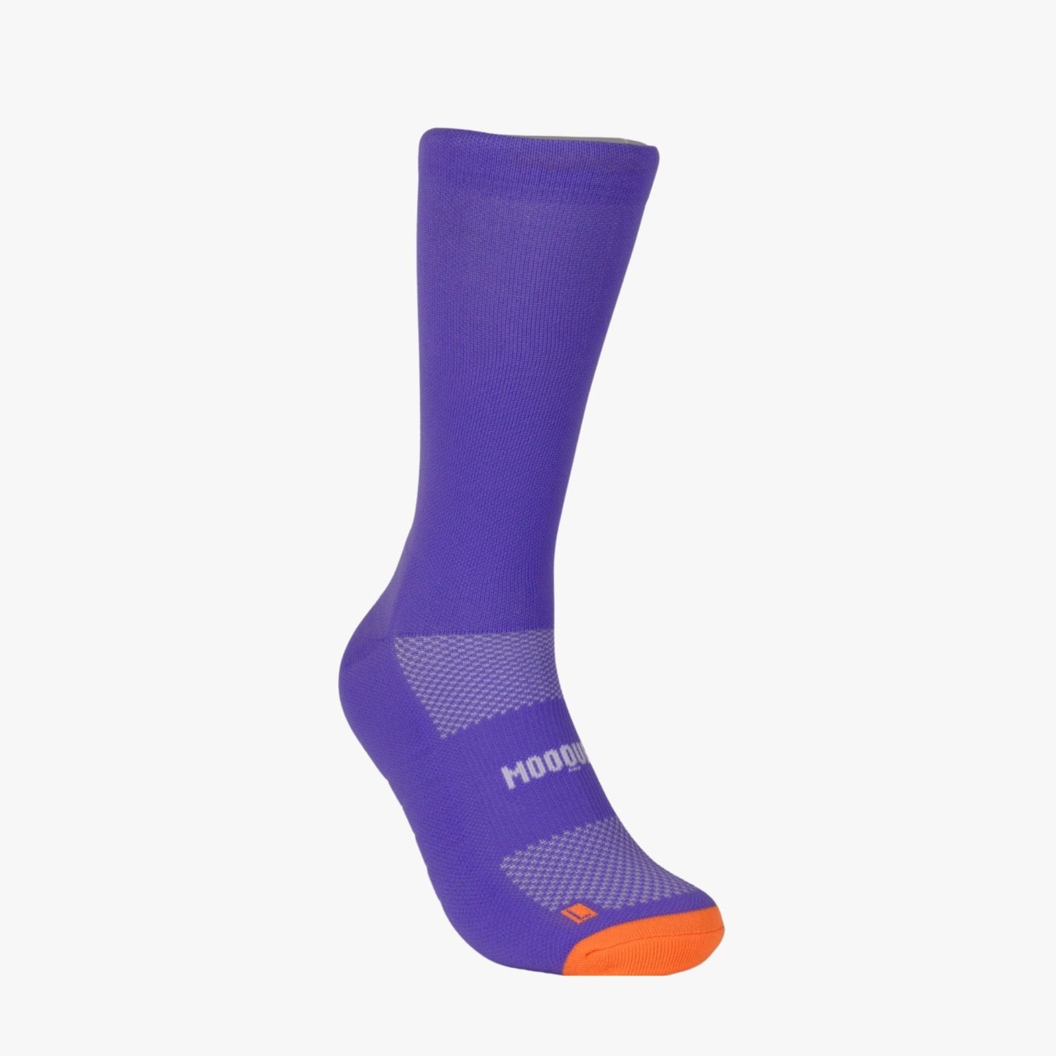 Calcetines técnicos de running lila transpirables para verano Mooquer