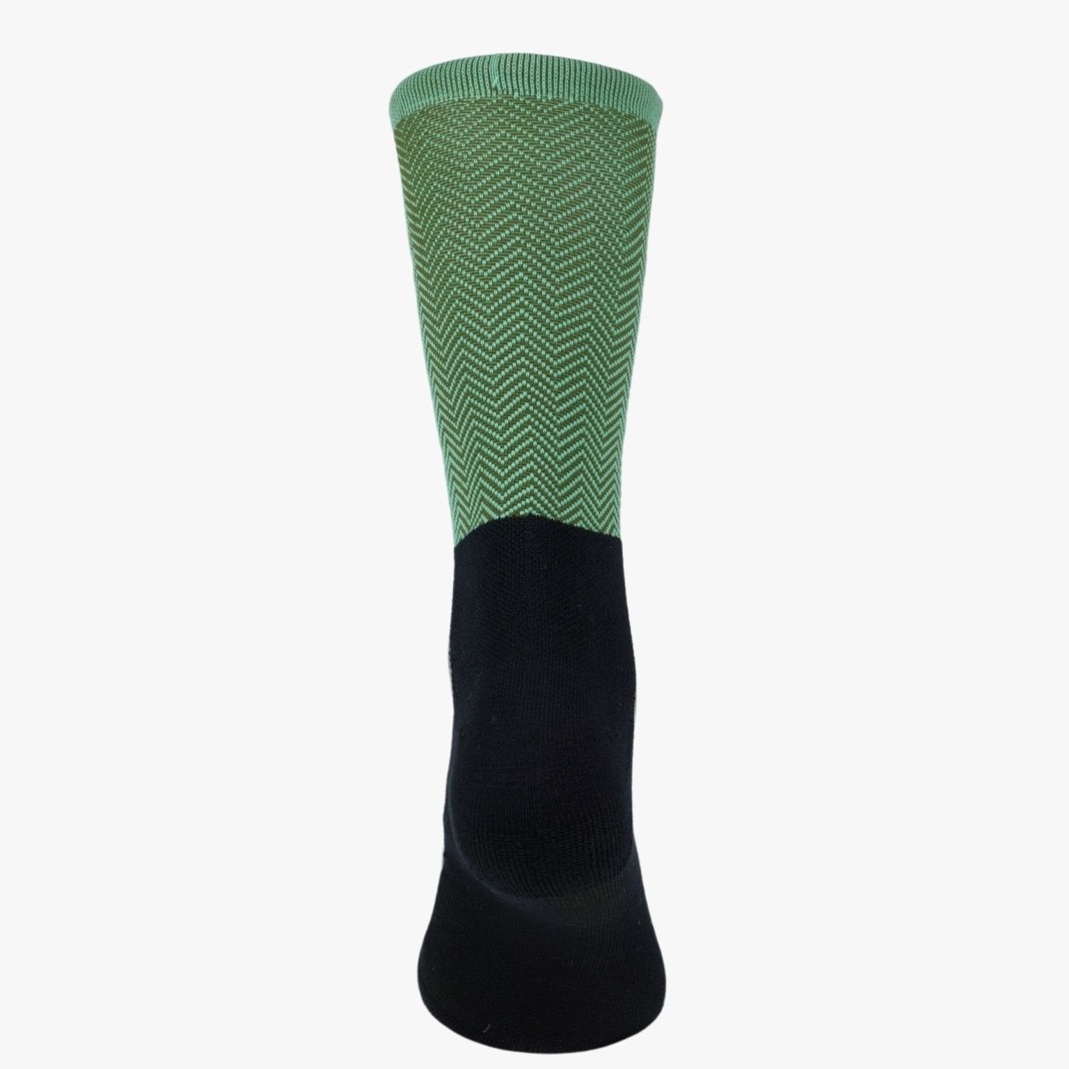 Detalle de la planta con fibra natural de Quitina en los calcetines Mint Trail Corsa para trail y running