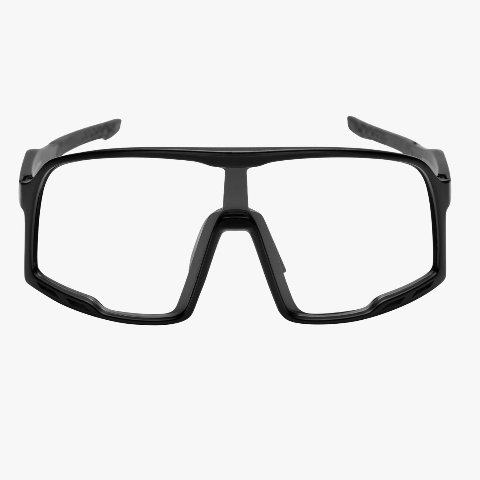 Gafas deportivas CHPO Henrik Black Clear con montura matte black y lente transparente UV400 Cat 0