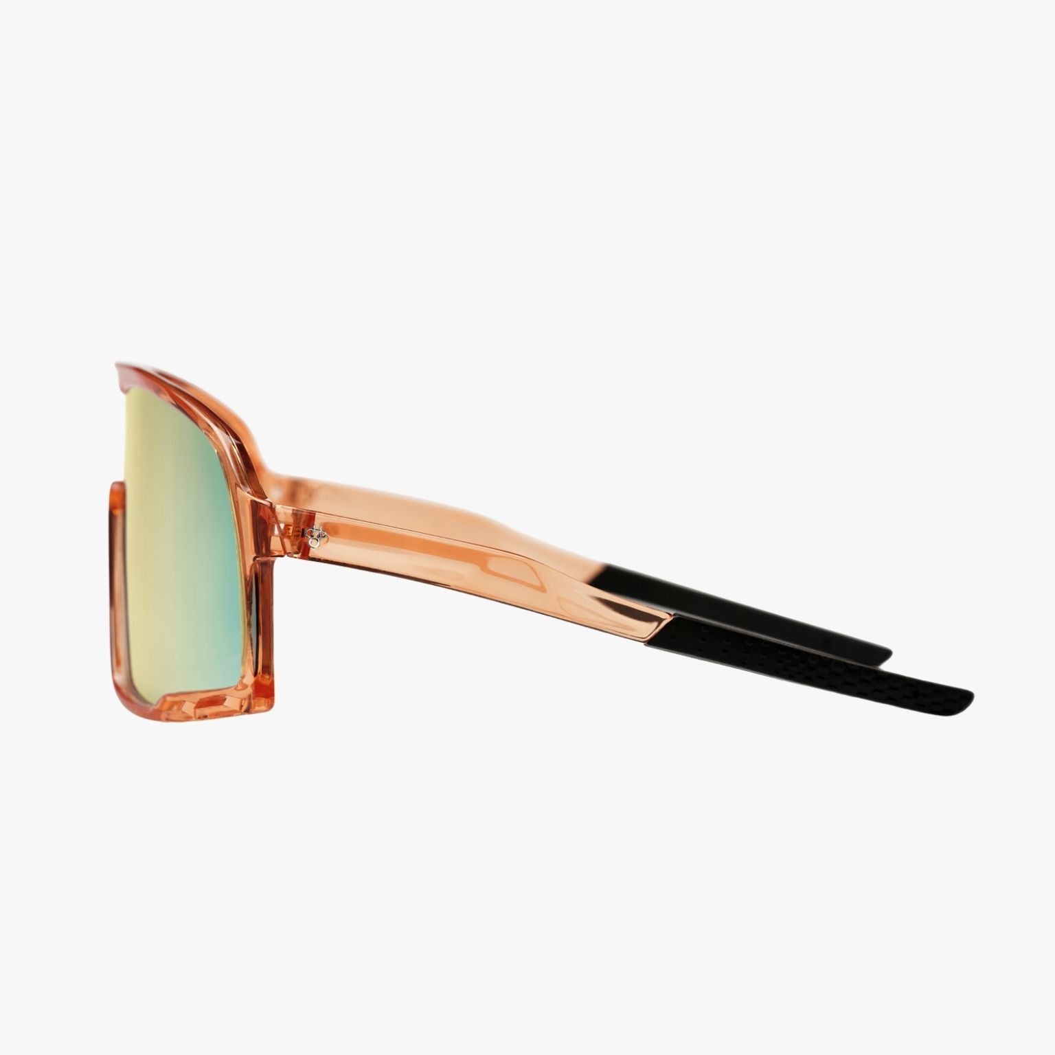 Gafas CHPO Henrik apricot vista lateral con lente espejada