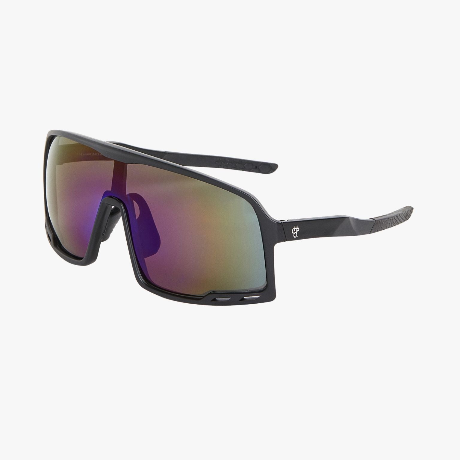 Gafas CHPO Henrik negro mate vista lateral con patilla envolvente