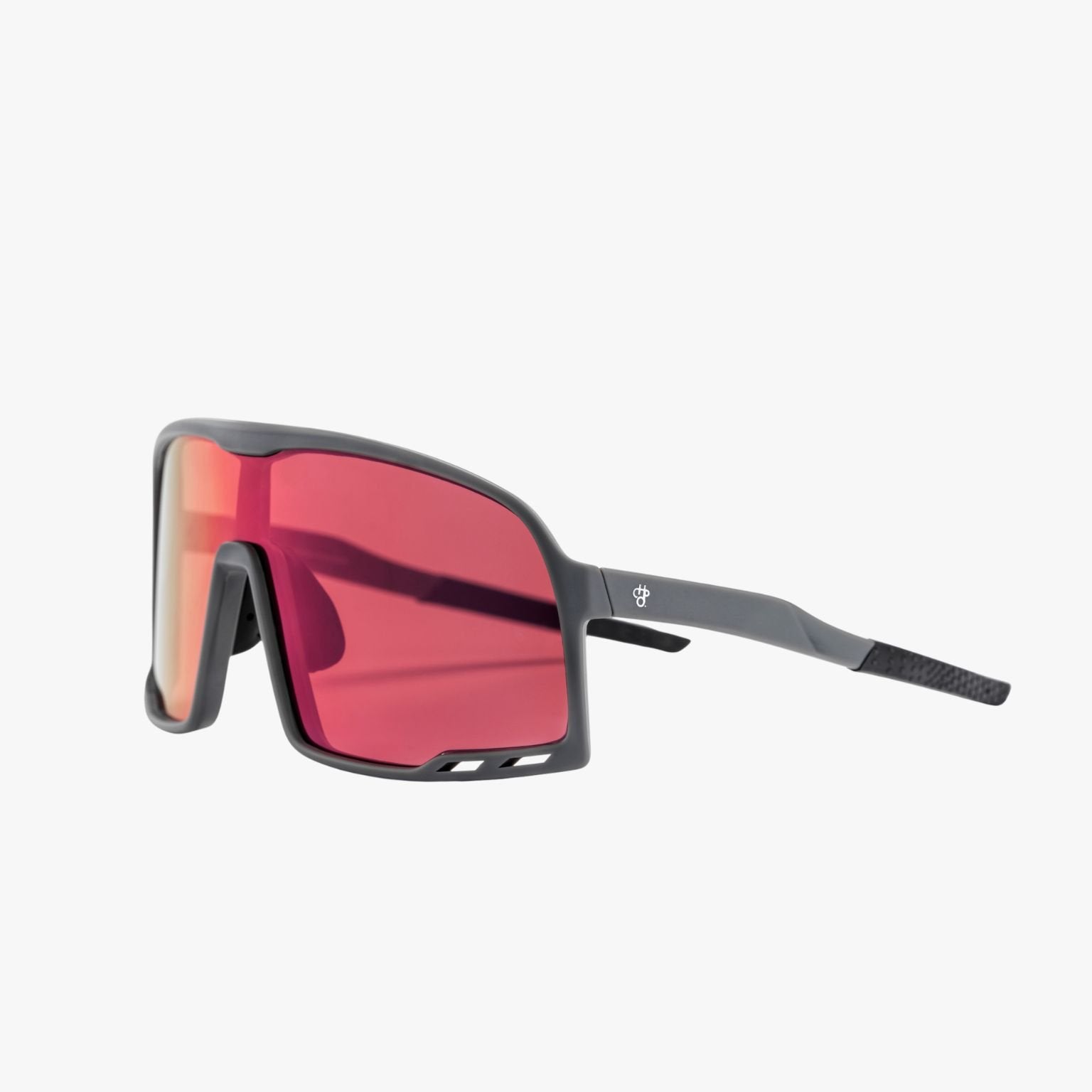 Detalle de la lente Infra Purple en las gafas CHPO Henrik Infra Purple para realzar el contraste