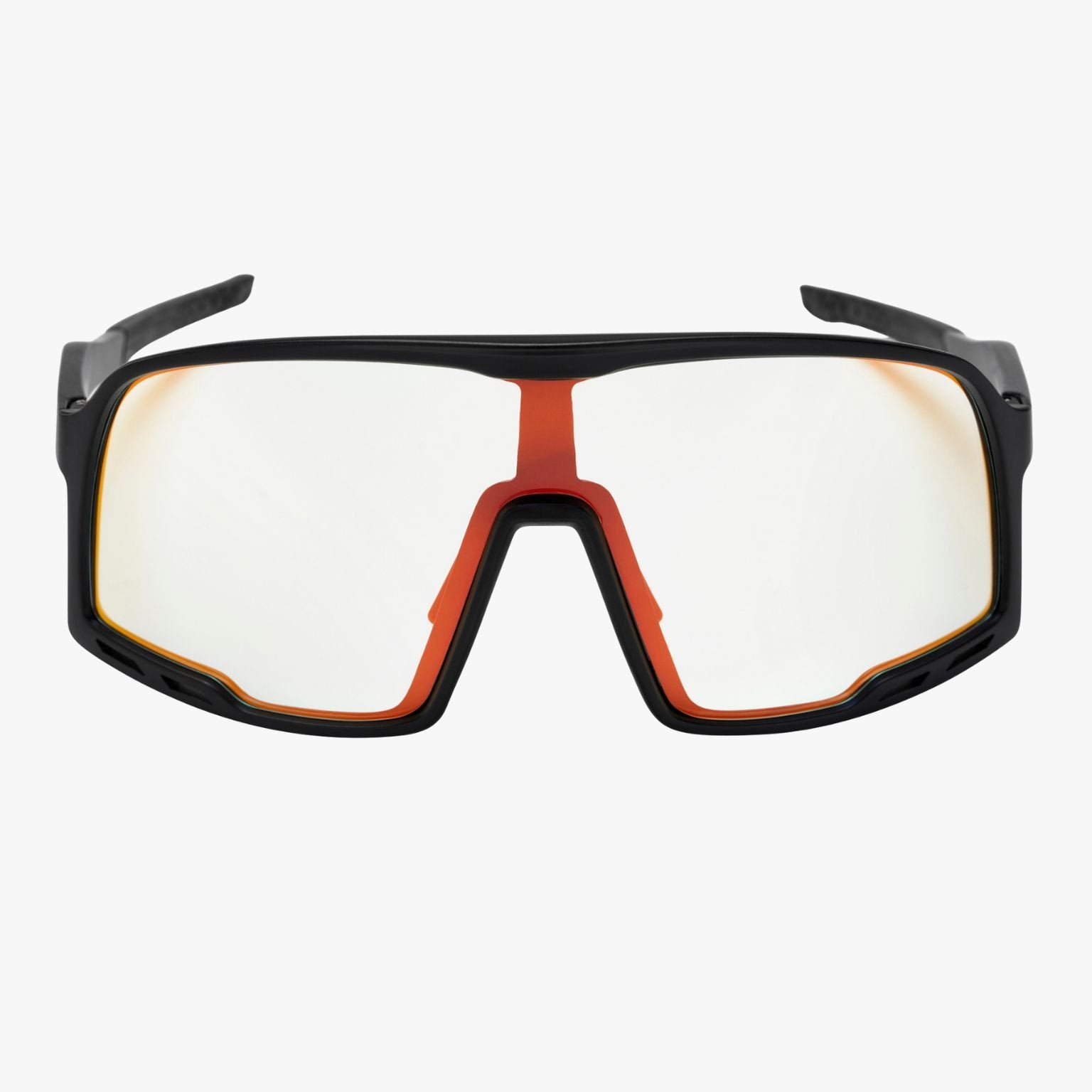 Gafas deportivas CHPO Henrik Black Photochromic con montura matte black y lente fotocromática roja UV400