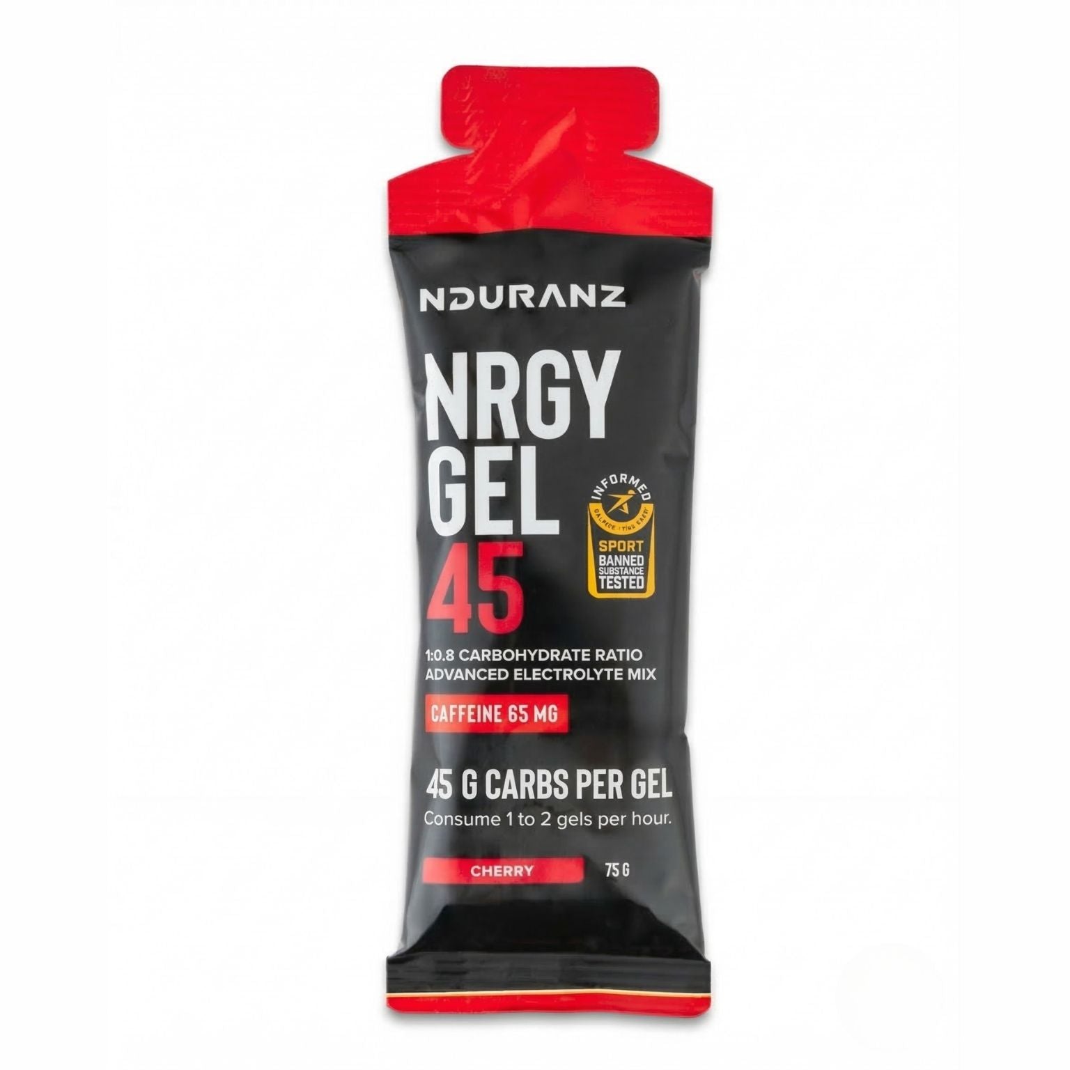 gel energia running ciclismo cafeina cereza