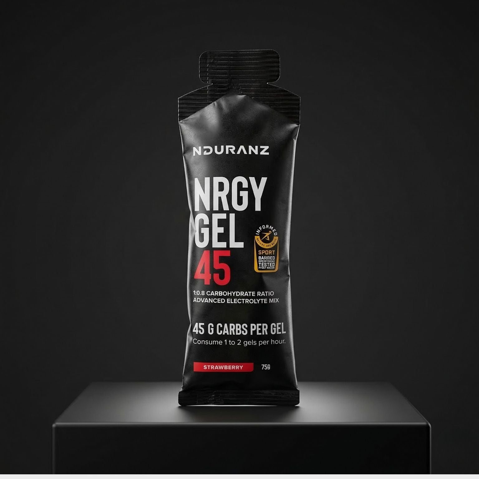 gel energetico nduranz nrgy gel 45 carbohidratos