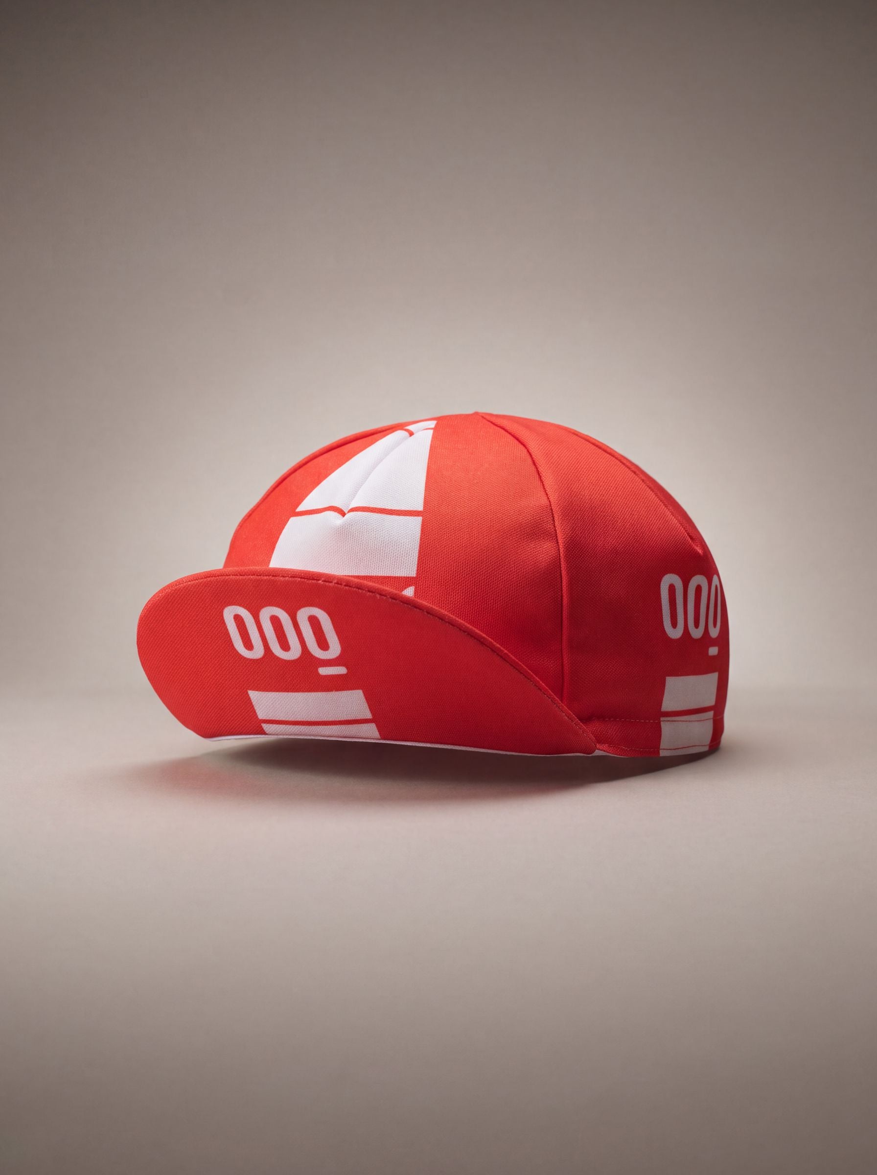 Gorra de ciclismo FAST Corsa roja de cinco paneles de Mooquer