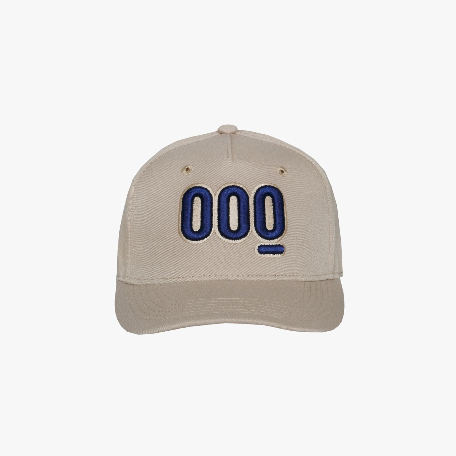 Gorra beige reciclada Nomad de 5 paneles con visera curva Mooquer