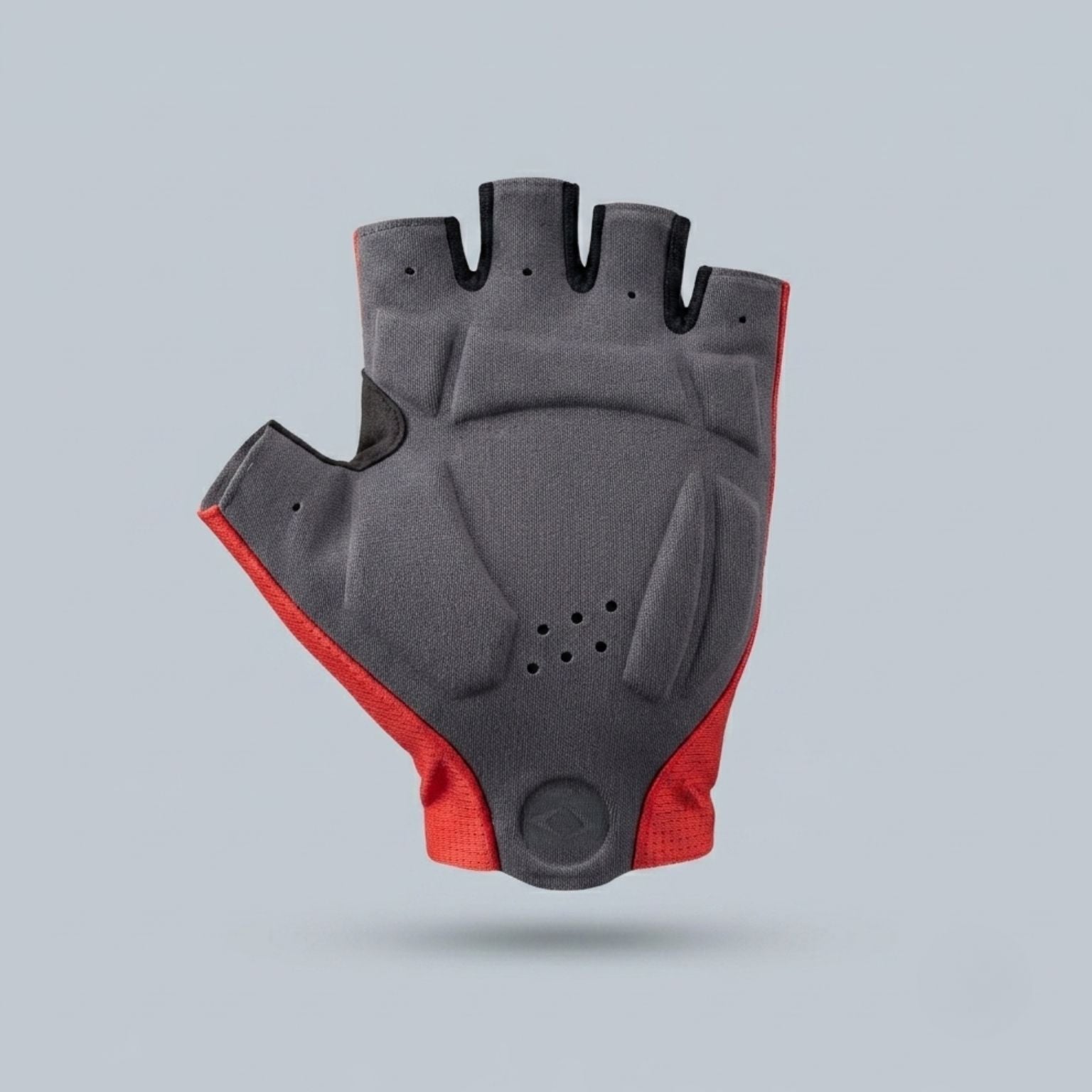 Palma Elastic Interface PalmTech de los guantes Aria Rojo, vista en detalle