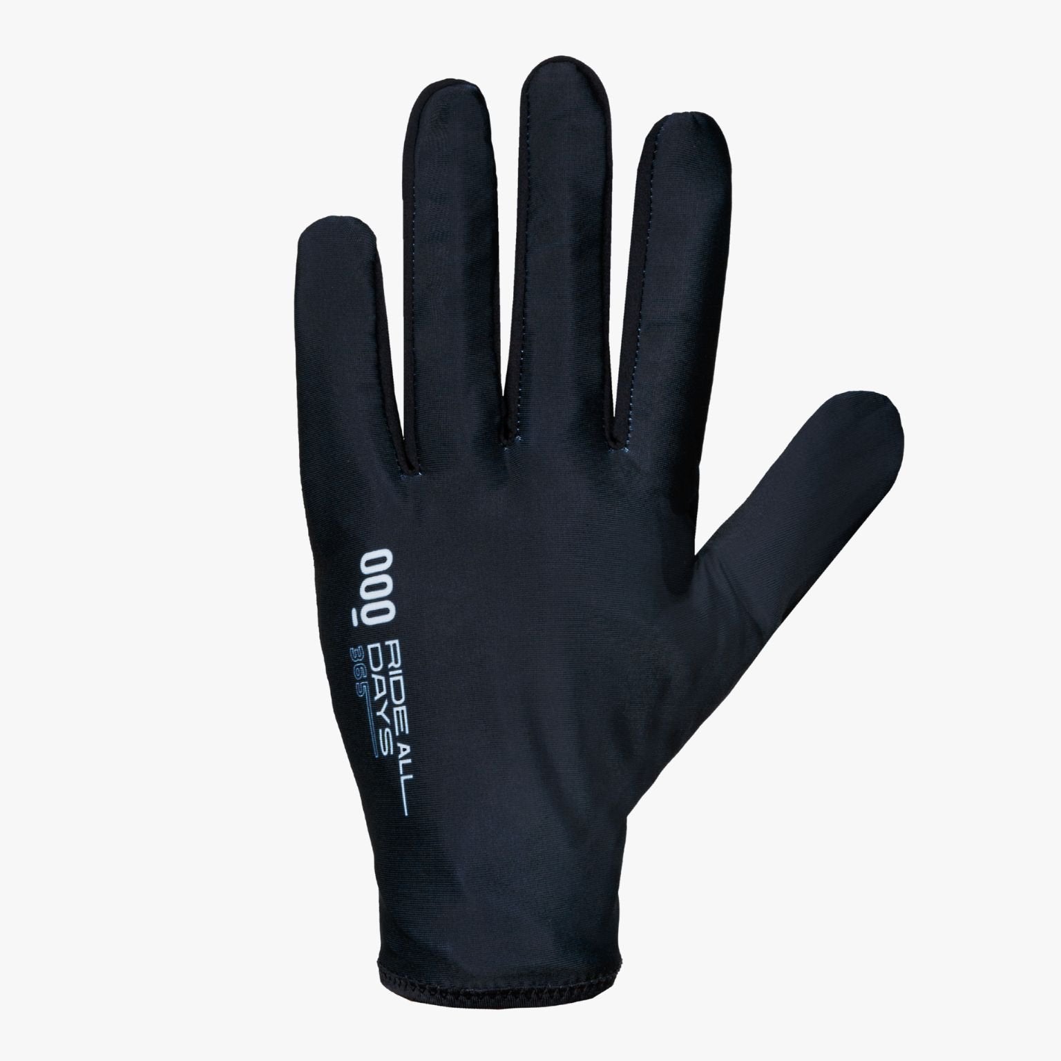 Guantes de ciclismo Mooquer Racing Black en color negro, diseño ultraligero sin velcro