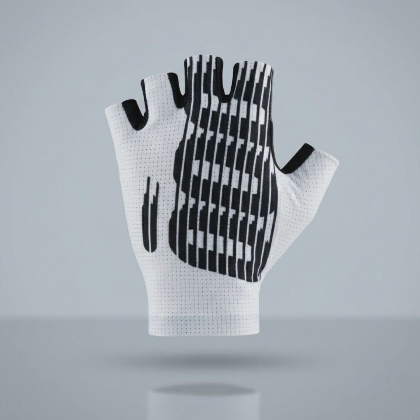 video detalle guantes aria blancos