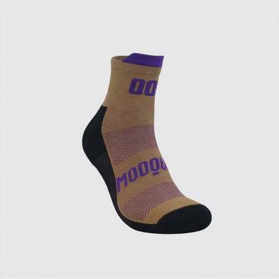 calcetines trail running morados Mooquer Purple Trail Max caña corta video