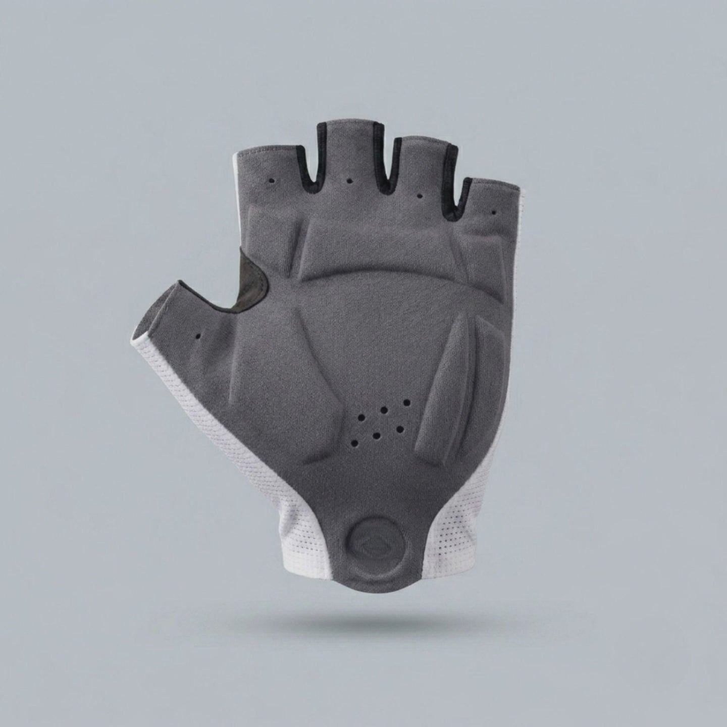 video guantes de ciclismo blancos para el verano con palma elastic interface Mooquer