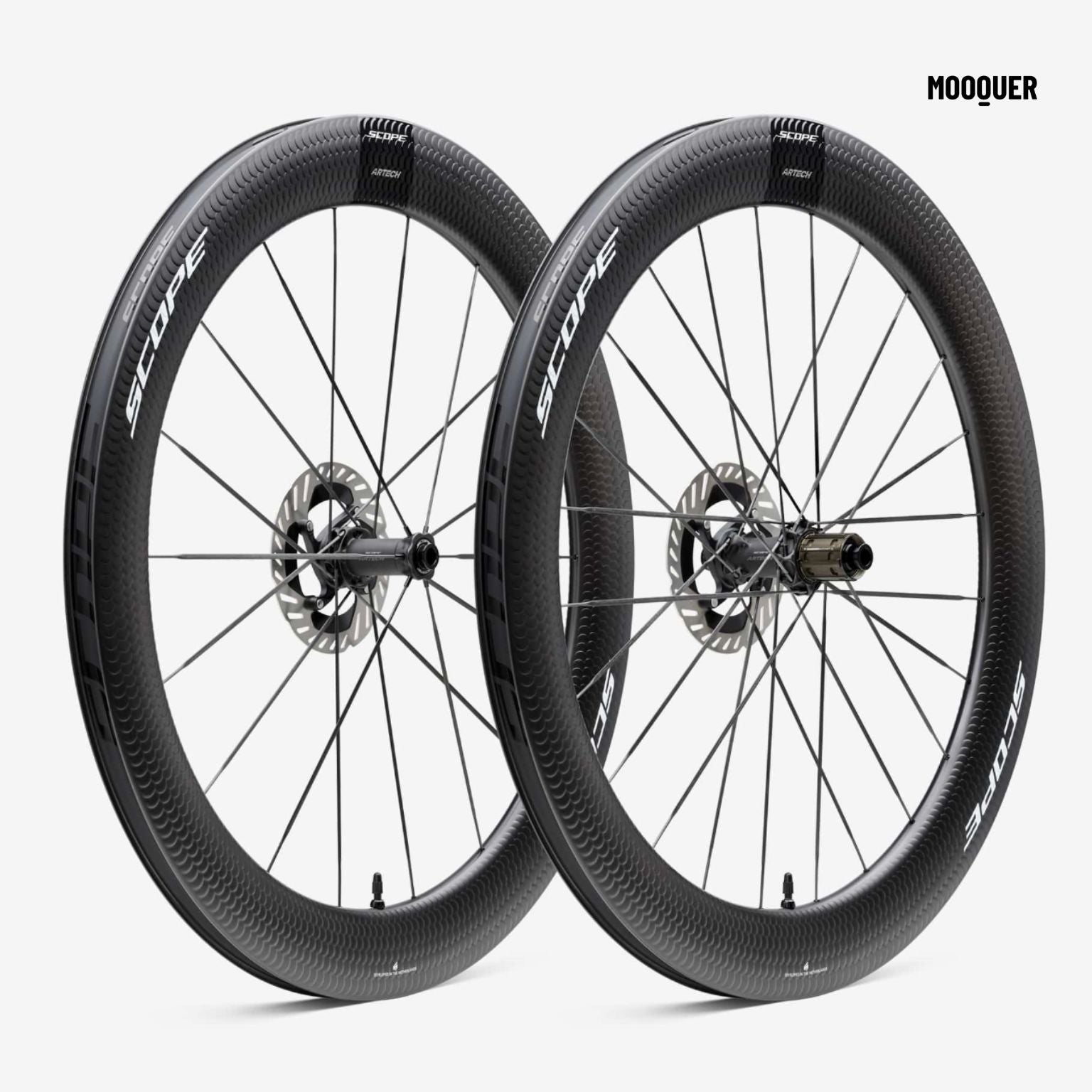 ruedas carbono scope artech 6 65mm aero