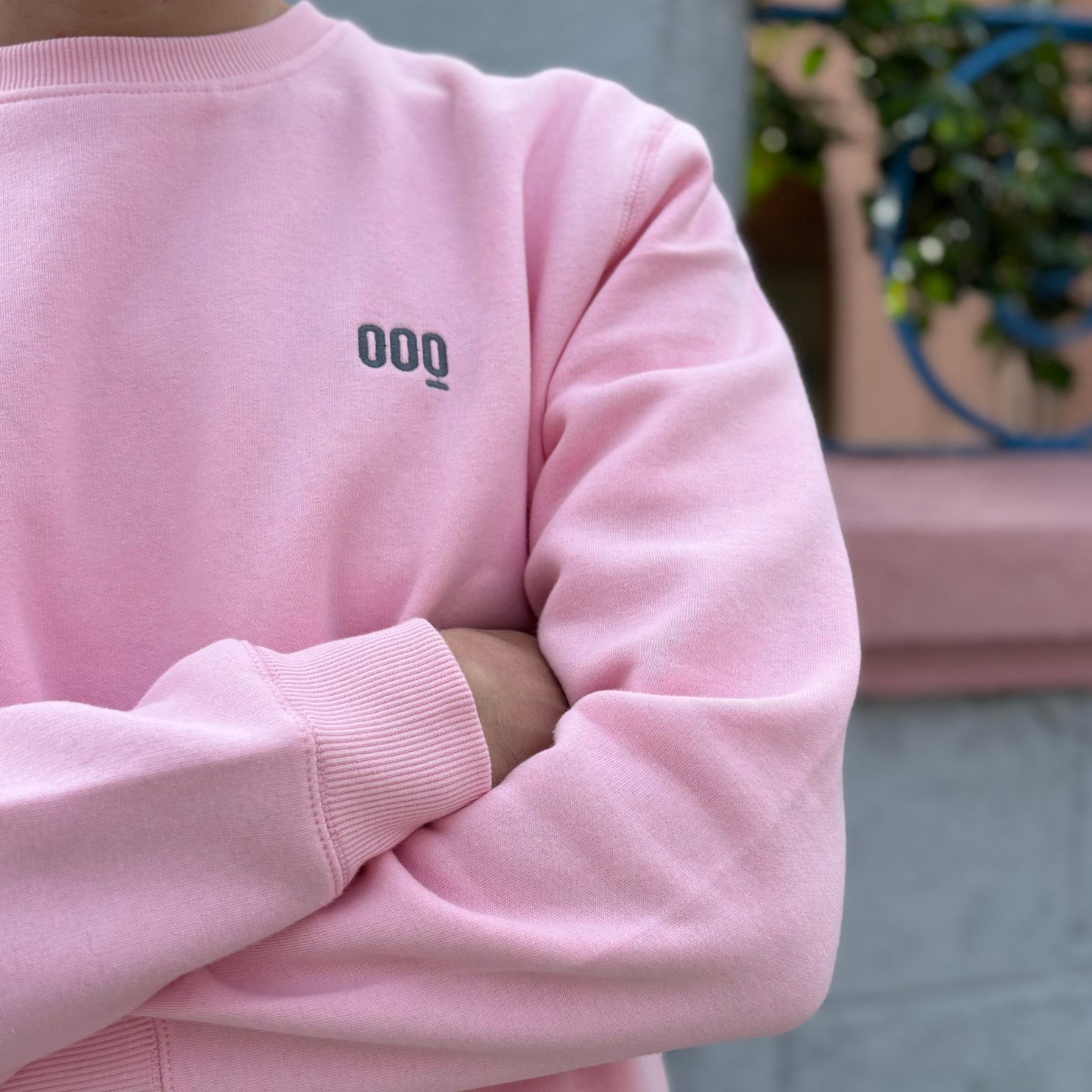 Sudadera rosa palo
